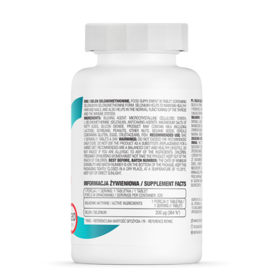 OstroVit - Selen Selenomethionine - 220 tabs