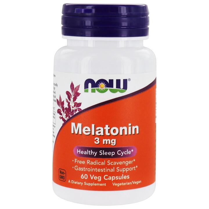 NOW - Melatonin 3 mg - 60 vcaps