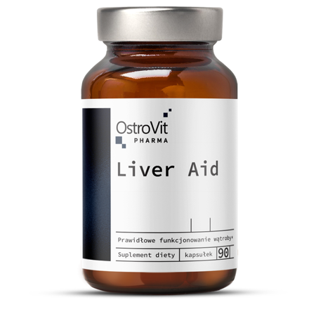 ოსტროვიტი - ლივერ აიდი - 90 კაფს / OstroVit - Liver Aid - 90 caps