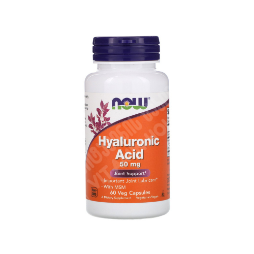 NOW - Hyaluronic Acid 100 mg- 60 vcaps