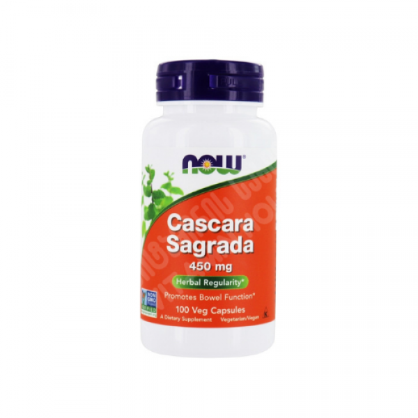 ნაუ - კასკარა საგრადა 450 მგ - 100 ვკაფს / NOW - Cascara Sagrada 450 mg - 100 vcaps