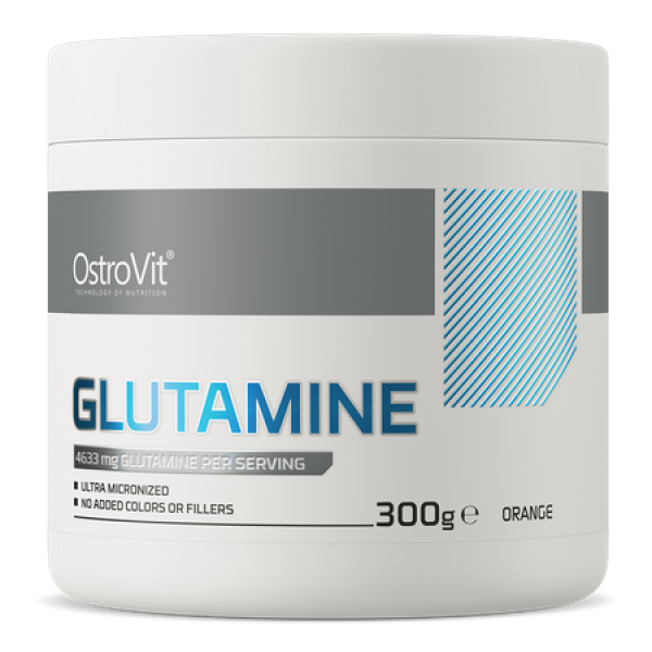ოსტროვიტი - გლუტამინი - 300 გ - ფორთოხალი / OstroVit - Glutamine - 300 g - Orange