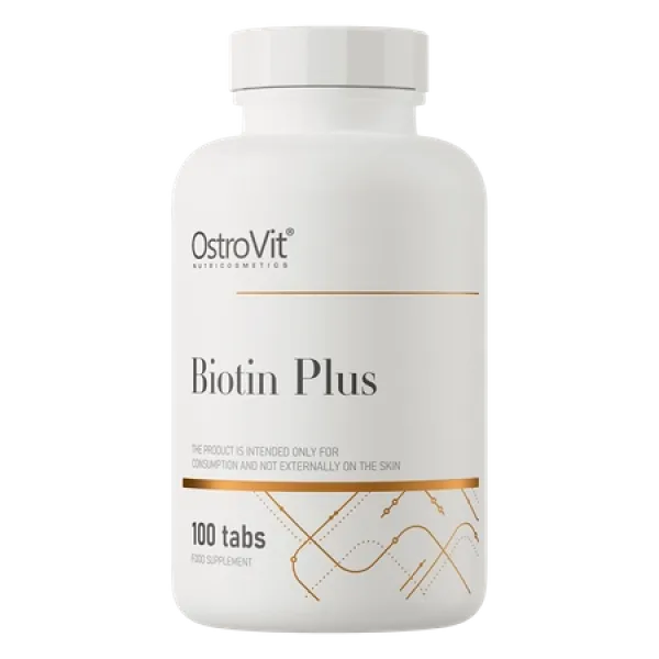 ოსტროვიტი - ბიოტინი პლიუს - 100 ტაბ / OstroVit - Biotin Plus - 100 tabs