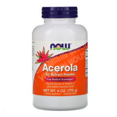 NOW - Acerola 4:1 Extract Powder - 6 oz (170 g)