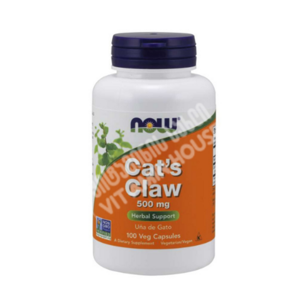NOW - Cats Claw 500 mg - 100 vcaps