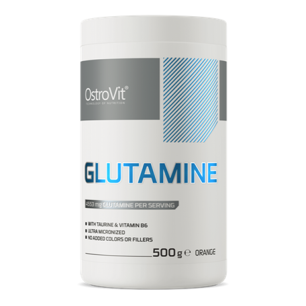 ოსტროვიტი - გლუტამინი - 500 გ - ფორთოხალი / OstroVit - Glutamine - 500 g - Orange